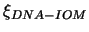 $ \xi_{DNA-IOM}$