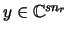 $ y \in \mathbb{C}^{sn_r}$