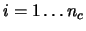 $ i=1 \ldots n_c$